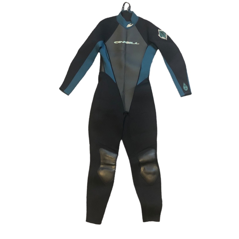 O'Neill Reactor 3/2 (Black/Turquoise) Women's Full Wetsuit size 10